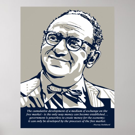 Murray Rothbard Poster (Voorkant)