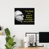 Murray Rothbard Poster (Thuiskantoor)