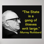 Murray Rothbard Poster (Voorkant)