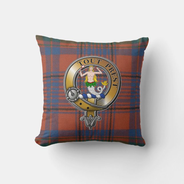 Murray Tartan & Badge Kussen (Voorkant)