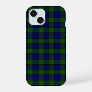 Murray tartan-blauw iPhone 15 hoesje