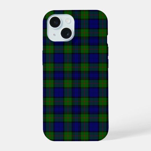 Murray tartan bleu vert plaid (Verso)