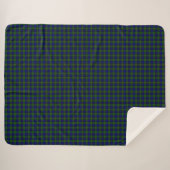 Murray tartan bleu vert plaid (Devant (Horizontal))