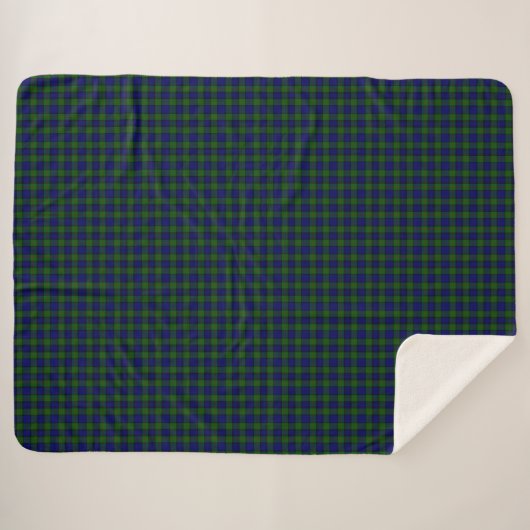 Murray tartan bleu vert plaid (Devant (Horizontal))