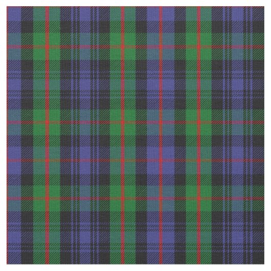 Murray Tartan Print Stof (Close Up)