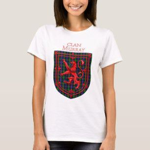 Murray Tartan Scottish Play Lion Rampant T-shirt