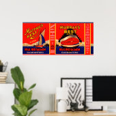 Murrays Best Brand Salmon Label- Alaska Poster (Thuiskantoor)