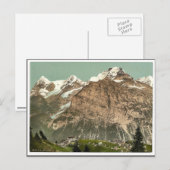 Murren, algemeen uitzicht, Bernese Oberland, Zwits Briefkaart (Voorkant / Achterkant)
