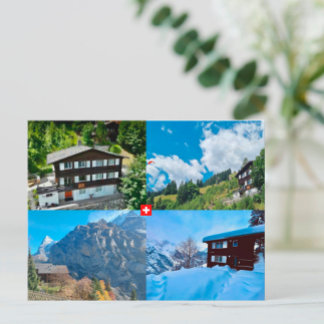 Mürren - Berner Oberland. Carte postale Suisse