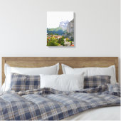Murren in Zwitserland Canvas Afdruk (Insitu (Slaapkamer))