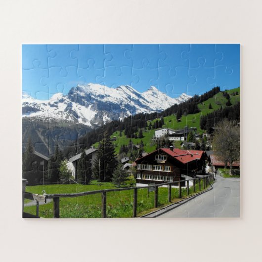 Murren in Zwitserland Legpuzzel (Horizontaal)