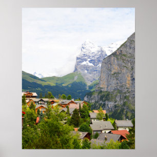 Murren in Zwitserland Poster