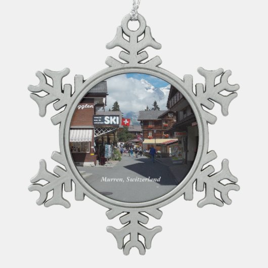 Murren, ornement 1 de flocon de neige de la Suisse (Devant)