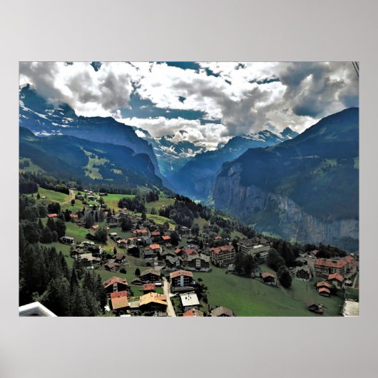 Murren Village Poster (Voorkant)