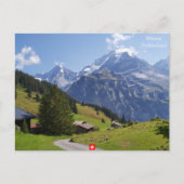Mürren, Zwitserland Briefkaart (Voorkant)