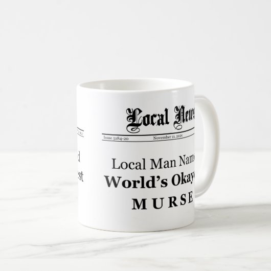 Murse Journal Front Mug (Devant droit)