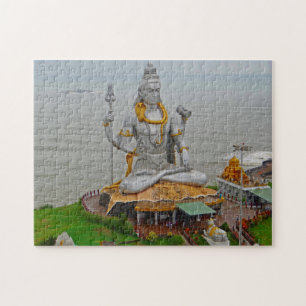 Murudeshwar Arabische zee Karnataka Gopuram Konkan Legpuzzel
