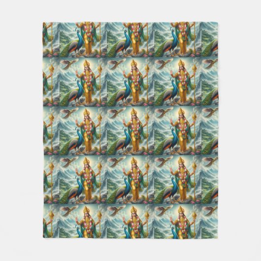 Murugan Fleece Deken (Voorkant)
