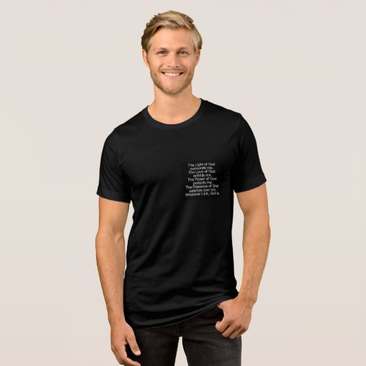 Murugi Draag Mannen Bella+Canvas Tri-blend T-shirt (Voorkant volledig)