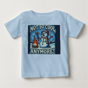 Murugi Draag Sneeuwman Christmas Baby Fine Jersey