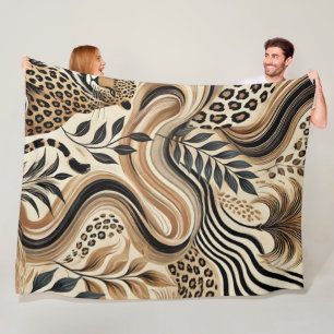 Murugi Luxe Beddingen Savanna Luxe Fleece Deken, Deken