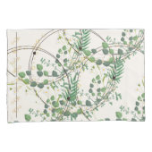 Murugi Luxe Beddings Golden Grove Paar Kussensloop (Voorkant-Rechts)