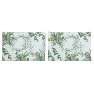 Murugi Luxe Beddings Verdant Harmony Paar van Kussensloop