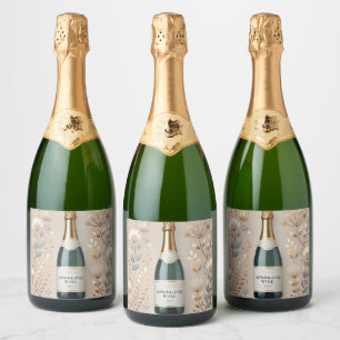 Murugi Moments & Gifts Sparkling Wine Bottle Label Wijnetiket