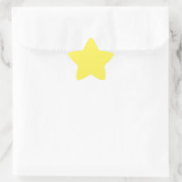 Murugi Stationery Co. Gele grote ster Stickers
