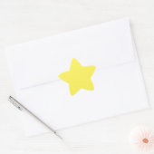 Murugi Stationery Co. Stickers Grande étoile jaune (Enveloppe)
