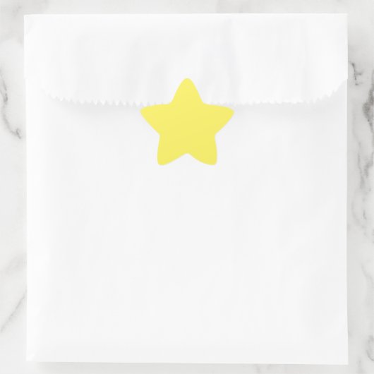 Murugi Stationery Co. Stickers Grande étoile jaune (Sac)