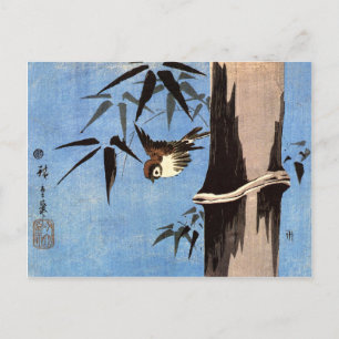 Mus en Bamboe, Ando Hiroshige Briefkaart