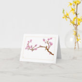 Mus op Boom - Notecard Kaart (Gele Bloem)