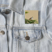 Mus Vierkante Button 5,1 Cm (In situ)