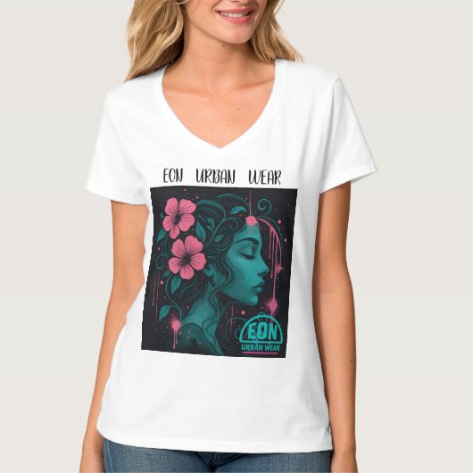 MUSA DE LAS FLORES T-SHIRT (Voorkant)