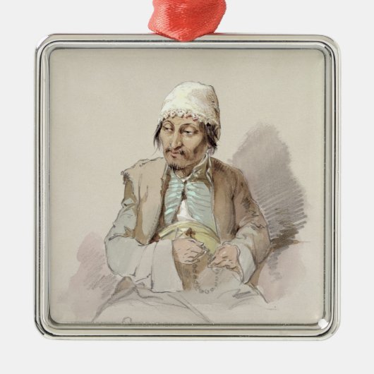 Musa - uit Kashgar, c.1855 Metalen Ornament (Voorkant)