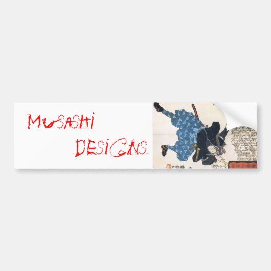 Musashi Design Bumpersticker (Voorkant)