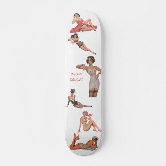 Musashi Design Pinup Skateboard (Voorkant)