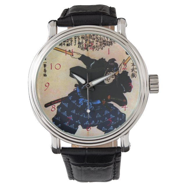 Musashi Miyamoto horloge (Voorkant)