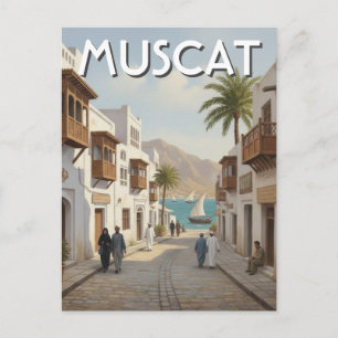 Muscat Oman Reizen Briefkaart