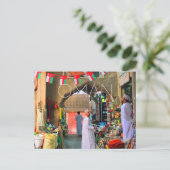 Muscat Souk, Oman Carte Postale de Voyage (Debout devant)