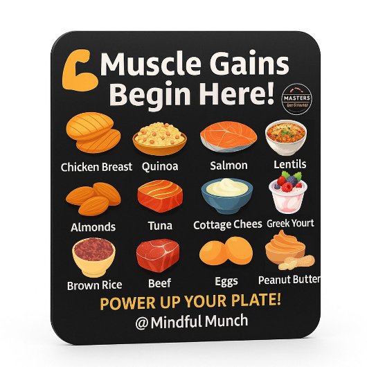 Muscle Building Fridge Magnet Magneet
