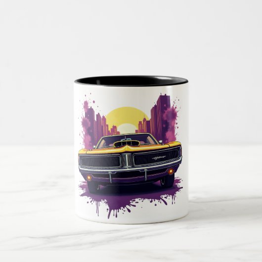 Muscle Car Graffiti Mug (Centre)