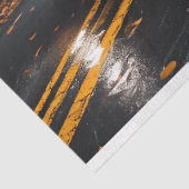  Muscle Car - Impala - Herfst Forest Highway Tissuepapier (Detail)