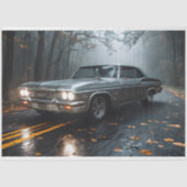  Muscle Car - Impala - Herfst Forest Highway Tissuepapier (Voorkant)