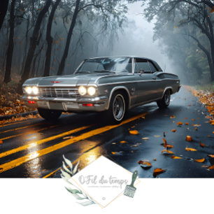  Muscle Car - Impala - Herfst Forest Highway Tissuepapier