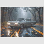 Muscle Car - Impala - Herfst Forest Highway Tissuepapier (Voorkant)