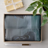 Muscle Car- Mustang- op het strand Decoupage Tissuepapier (Geschenk)