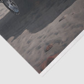 Muscle Car - Mustang- Strand voorzijde decoupage Tissuepapier (Detail)