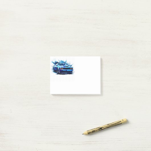 Muscle Car  Post-it® Notes (Op bureau)
